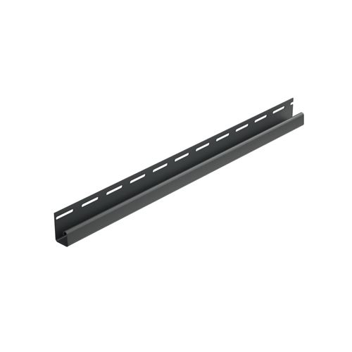 NOVA PVC montážny profil "J" dĺžka 4m grafit
